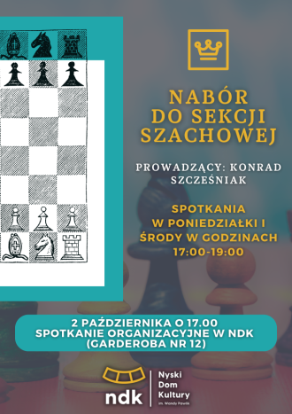 NABÓR 
 DO SEKCJI SZACHOWEJ
