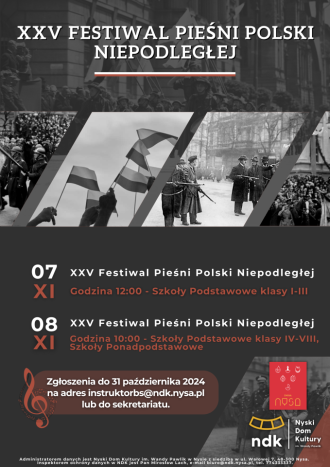 XXV FESTIWAL PIEŚNI POLSKI NIEPODLEGŁEJ