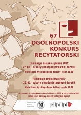 67. OGÓLNOPOLSKI KONKURS RECYTATORSKI