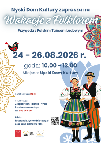 WAKACJE Z FOLKLOREM PRZYGODA Z POLSKIM TAŃCEM LUDOWYM